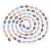 Brass Enamel Chains CHC-T012-24P-2