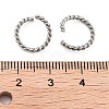 Tarnish Resistant 304 Stainless Steel Open Jump Rings STAS-F191-11P-C-3