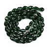 Transparent Glass Beads Strands EGLA-N013-T10mm-D15-2
