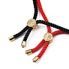 Adjustable Nylon Twisted Cord Slider Bracelets Sets BJEW-JB05322-3