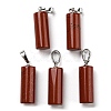 Natural Red Jasper Pendants G-E135-02P-15-1