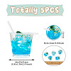 Transparent Resin Big Pendants LS-RESI-TAC0019-04F-3