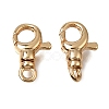Brass Swivel Clasps with Lobster Claw Clasps KK-CBA4292-11G-1