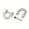 Alloy Detachable Horseshoe D-Ring AL-CBA9266-01P-3