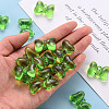 Transparent Acrylic Pendants TACR-T024-02BB-925-5