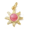 Rack Plating Brass Enamel Charms KK-K392-50G-05-1