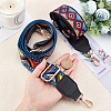 2Pcs 2 Color Nylon with Cotton Adjustable Bag Strap FIND-WR0002-25-3