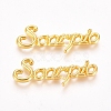 Golden Plated Alloy Cabochons PALLOY-WH0068-08H-2