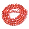 Electroplate Glass Beads Strands LS-EGLA-A044-P3mm-B21-3