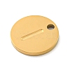 Ion Plating(IP) 304 Stainless Steel Pendants FIND-M017-02G-I-2
