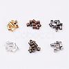 1 Box Brass Crimp Beads KK-JP0010-01A-2
