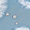 Unicraftale 18Pcs 3 Styles 304 Stainless Steel Locket Pendants STAS-UN0023-24-3