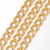 Aluminium Twisted Curb Chains X-CHA-K001-06G-1
