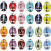 24Pcs 12 Colors Handmade Porcelain Beads Strands PORC-PH0001-42-1