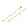 Brass Ball Head Pins KK-G331-10-0.6x25-3