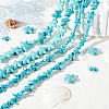 4 Strands 2 Styles Synthetic Turquoise Beads Strands TURQ-AR0001-14-5