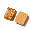 Opaque Resin Biscuits Cabochons RESI-WH0035-41B-2