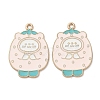 Alloy Enamel Pendants STAS-I354-02KCG-02-1