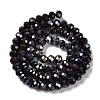 Baking Electroplate Glass Beads Strands LS-DGLA-A039-J8mm-B20-2