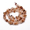 Natural Rutilated Quartz Chip Beads Strands G-E271-91-2