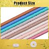 10 Strands 10 Colors Flat Round Handmade Polymer Clay Beads CLAY-SZ0002-04A-2