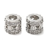 Rack Plating Brass Cubic Zirconia Beads KK-Z033-26P-1