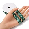 Flat Christmas Theme Polyester Grosgrain Ribbon OCOR-YWC0001-01A-03-5