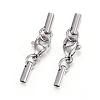 Tarnish Resistant 304 Stainless Steel Lobster Claw Clasps STAS-P146-A10-2.0mm-1