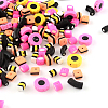 Mixed Shapes Handmade Polymer Clay Beads CLAY-R060-114-1