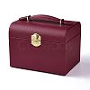 PU Leather Jewelry Organizer Box CON-P012-04C-3