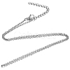 304 Stainless Steel Pendant Necklaces NJEW-H430-06P-3