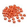 Spray Painted Alloy Beads PALLOY-K001-02I-2