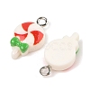 Christmas Theme Opaque Resin Pendants RESI-S08-02L-2