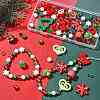 100Pcs 19 Styles Christmas Acrylic Beads MACR-FS0002-33-8