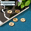 Real 14K Gold Plated Brass Connector Charms KK-TAC0017-04G-02-6