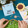 10Pcs 5 Style Ocean Fish Handmade Polymer Clay Pendant Stitch Markers HJEW-NB00033-3