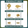 120Pcs Tibetan Style Alloy Beads FIND-PH0023-74-2