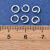 Brass Open Jump Rings KK-G604-08S-25-3