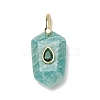 Natural Amazonite Pendants GG-CBA5FCC-01G-01-1