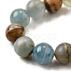 Natural Blue Calcite Beads Strands G-H312-C02-10mm-4