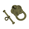 Tibetan Style Flower Toggle Clasps LS-TIBE-2119-AB-NR-2