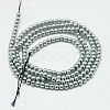 Non-magnetic Synthetic Hematite Beads Strands G-K015-2mm-02-2