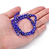 Handmade Evil Eye Lampwork Beads Strands X1-LAMP-S191-02A-03-5