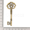 Skeleton Key Tibetan Style Alloy Big Pendants TIBEP-S293-033AB-LF-3