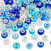 120Pcs 12 Colors Imitation Pearl Style Resin European Beads RPDL-TA0001-11-3