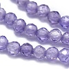 Cubic Zirconia Beads Strands G-G792-47-03A-3