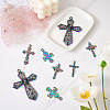 12Pcs 6 Styles Plated Alloy Pendants FIND-TA0001-44-6