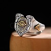 Retro Alloy Cuff Open Rings for Men FS-WGB8A4E-05-1
