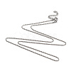 Brass Ball Chain Necklaces NJEW-JN02912-04-1