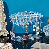 1 Set Transparent Acrylic Earring Display Stands EDIS-PH0001-28-4